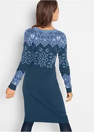 Strickkleid mit Norwegermuster, bonprix