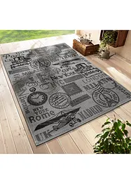 Tapis motif nostalgique, intérieur et extérieur, bonprix