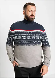 Norweger-Pullover mit Rollkragen, bonprix