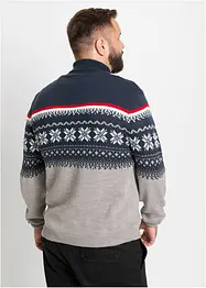 Norweger-Pullover mit Rollkragen, bonprix