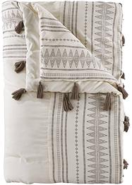 Tagesdecke mit Quasten an 3 Seiten der Decke, bpc living bonprix collection