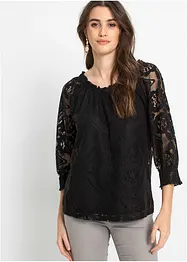 Shirt mit Spitze, bonprix