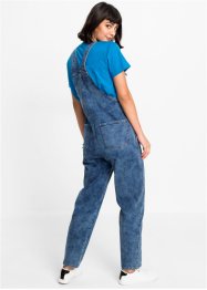 Jeans-Latzhose mit Teilungsnähten aus Bio-Baumwolle, RAINBOW