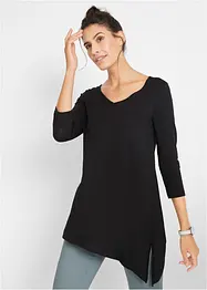 Longshirt mit Seitenschlitzen, asymetrisch, bonprix