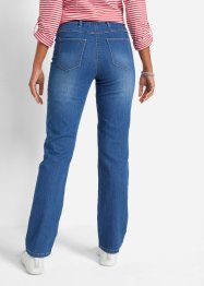 High-Waist Jeans mit vorverlegter Taschennaht, Straight, bpc bonprix collection