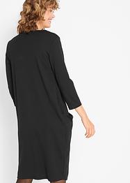 Knieumspielendes Ballonkleid mit Taschen aus Punto di Roma, 3/4 Arm, bpc bonprix collection