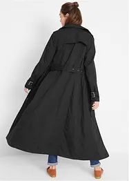 Trench-coat long ceinturé à la taille, bonprix