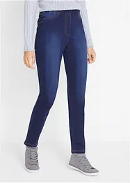 Jegging taille haute en matière thermique légèrement élastique, taille confortable, bonprix