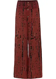 Pantalon palazzo à imprimé batik, bonprix
