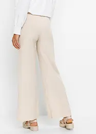 Pantalon Palazzo mélangé lin, bonprix