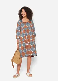 Robe fluide en jersey viscose mélangée, bonprix