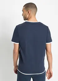 Lot de 2 T-shirts 2 en 1, bonprix