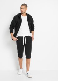 Sweat-Bermuda mit Cargotaschen, bonprix