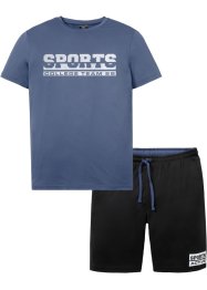Shirt und kurze Hose aus Funktionsmaterial (2-tlg.Set), bpc bonprix collection