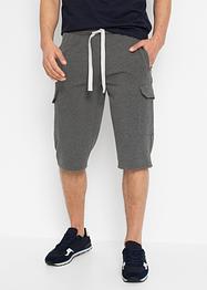 Sweat-Bermuda mit Cargotaschen, bpc bonprix collection