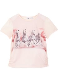 T-shirt fille avec imprimé photo cheval , bpc bonprix collection