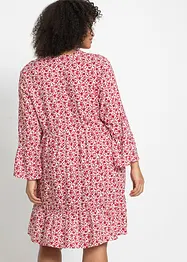 Robe courte à volants en viscose, bonprix