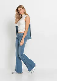 Jean large avec patte de boutonnage, RAINBOW