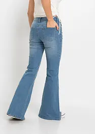 Jean large avec patte de boutonnage, RAINBOW