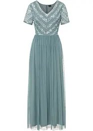 Maxikleid mit Paillettenstickerei, bonprix