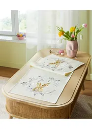 Chemin de table avec motif lapin brillant, bpc living bonprix collection