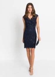 Spitzen-Kleid mit Pailetten, BODYFLIRT boutique