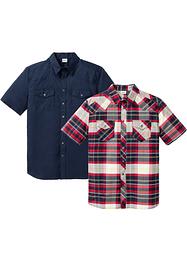 Lot de 2 chemises à manches courtes, John Baner JEANSWEAR