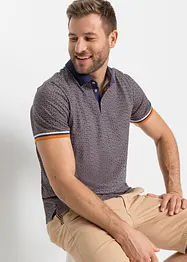 Jersey Poloshirt aus reiner Baumwolle, Kurzarm, bonprix