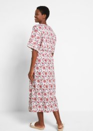 Kleid mit V-Ausschnitt in Maxi-Länge, bpc bonprix collection