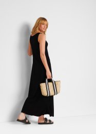 Maxi-Jersey-Kleid mit Seitentaschen und Seitenschlitzen, aus Baumwoll- Viskose Mischung, bpc bonprix collection