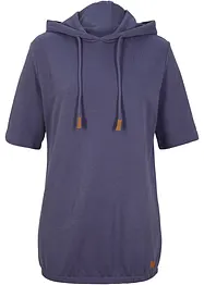 Kapuzensweatshirt, Halbarm, bonprix