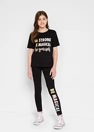 T-shirt + legging fille (ens. 2 pces.), bonprix