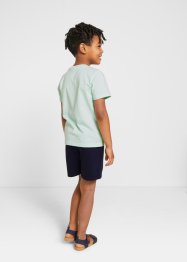 Kinder T-Shirt +  Bermuda aus Bio-Baumwolle (2-tlg.Set), bpc bonprix collection