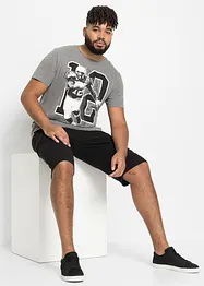 Cargo-Sweatbermuda aus reiner Bio-Baumwolle, bonprix