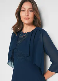 Chiffon- Bolero mit recyceltem Polyester, bonprix