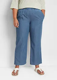 Jean à enfiler léger avec taille confortable, coupe large, bonprix