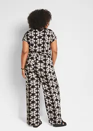 Jersey-Jumpsuit mit kurzem Arm, bonprix