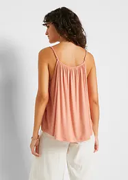 Top à fines bretelles en viscose fluide, bonprix