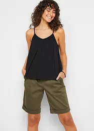 Top à fines bretelles en viscose, bonprix