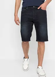 Stretch-Jeans-Bermuda mit verstärktem Schritt, Regular Fit, bonprix