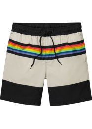 Pride Strandshorts, Regular Fit, RAINBOW