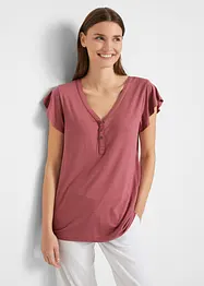 Blouse T-shirt de grossesse avec fonction allaitement avec viscose, bonprix