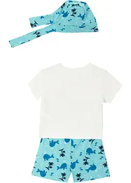 T-shirt + short + bandana bébé en coton (Ens. 3 pces.), bpc bonprix collection