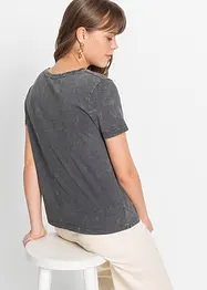 Acid-wash Shirt bedruckt, bonprix