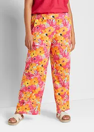 Pantalon palazzo en jersey avec tour de taille confortable, bonprix