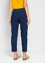 Lot de 2 pantalons 7/8 droits, taille mi-haute élastiquée, bonprix