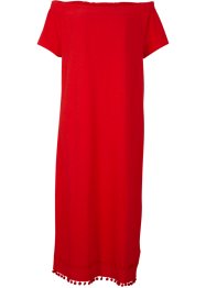 Jersey-Carmen-Kleid, Midi-Länge, bpc bonprix collection
