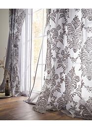 2-lagiger Vorhang mit Druck inkl.Raffhalter (1er Pack), bpc living bonprix collection