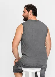 Débardeur marcel 100% coton effet délavé, bonprix