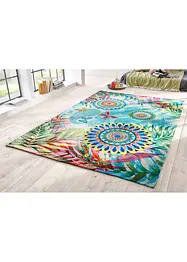 Tapis imprimé numérique multicolore, intérieur et extérieur, bonprix